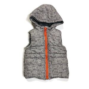 Little me girls 24M hooded puffer vest